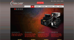 Desktop Screenshot of modu-laser.com