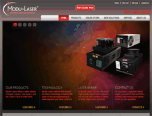 Tablet Screenshot of modu-laser.com